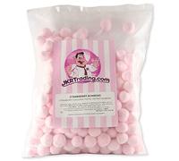 Strawberry Toffee Bonbons 1KG Vaue Bag Strawberry Bon Bon with Toffee Centre