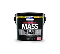 (Strawberry) USN Hyperbolic Muscle Mass All-In-One Muscle Gaining Growth Protein Powder - 6kg