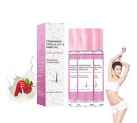 Strawberry Vanilla After Shave Oil, Skin Care, Ingrown Hair, Roll-on After Shave Shaving Oil Women, Gentle Shaving Oil, Soothe Razor Burn, Prevent Ingrown Hairs & Dryness (3)