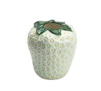 Strawberry Vase 6.7x7.5inch/17x19cm Decorative Ceramic Vase For Wedding Party Centerpieces Living Room Kitchen (Color : Pink)