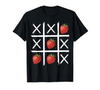 Strawberry Vintage Tic-Tac-Toe T-Shirt