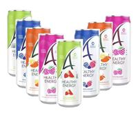Strawberry & Watermelon,Mixed Berry,Mango Lemonade,Raspberry Zero Sugar,Zero Calories Drink Cans 330ml (12 x Mixed Cans)