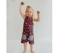 Strawberry Woven Dungarees Lilly + Sid Multi 6-7 Years