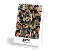 Stray Calendar 2026, Kpop Desk Calendar, Stray Desktop Calendars Photocalendar Bangchan Hyunjin HAN Felix Lee Gift for Fans