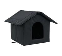 Stray Cat Shelter - Waterproof Enclosed Pet House, Outdoor Indoor Cat Shelter, Animal Hideaway Protective Design | Balconies Garden Backyard Summer Indoor Farm Courtyards Living Room Bedroom