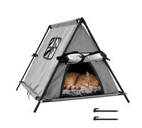Stray Cat Shelter Windproof with Door Flap