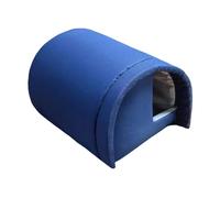 Stray Cats Shelter Cat House Outdoor Cat Bed Pet Cave with Insulating Lining and Windproof Structure for Small Pets Garage, Blue, 50x32x32cm- Blue 40x32x32cm