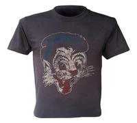 Stray Cats T-Shirt Logo Setzer Rockabilly Rock Band Retro Men Shirt Dark Grey M