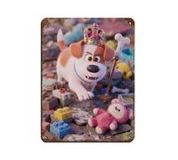 Stray Dog Bone Scepter (2) Retro Poster Metal Tin Sign Chic Art Retro Iron Painting Bar People Cave Cafe Family Garage Poster Wall Decoration 12x16inch(30x40cm)