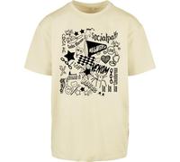 Stray Doodles Kids T-Shirt Tee Top - Neon Pink Korean Oversize Rock-Star K-POP Fandom Music Lyrics Present Gift (Medium, Natural)