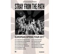 Stray From The Path European Tour 2017 A3 Print Poster Wall Art Home Decor Album Gift Present Photo Living Room Dining Room Bedroom Unframed Concert Tour Gig Arena Stadium Event
