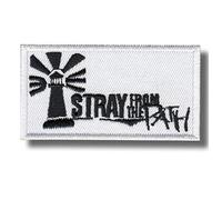 Stray from The Path Patch Badge Embroidered Iron on Applique