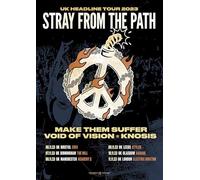 Stray From The Path UK Tour 2023 A3 Print Poster Wall Art Home Decor Album Gift Present Photo Living Room Dining Room Bedroom Unframed Concert Tour Gig Arena Stadium Event