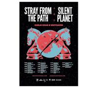 Stray From The Path USA Tour 2018 A3 Print Poster Wall Art Home Decor Album Gift Present Photo Living Room Dining Room Bedroom Unframed Concert Tour Gig Arena Stadium Event
