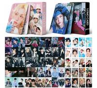 Stray-K Photocards,2 Pack/110 PCS Stray-K Lomo Cards SK New Album Postcards Card Set SKZ Album,Kpop Kids Lomo Cards Birthday Gift Card for Fans