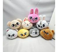Stray Kids Ayen Stuffed Animal Unofficial 3.9 inches (10 cm) Phelix Hyun Jin Key Chain Skizz Everyone Zoo Mini Doll Staying Cheering Bag Charm Cute Birthday Gift (F)