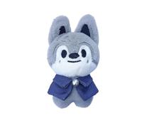 Stray-Kids Bangchan Wolf Chan Plushdoll Keychain 10cm ‘Magic School’ Series SK-Zoo Keyring 'STAY' Cute Key Chain Pendant (Bang Chan)