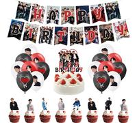 Stray Kids Birthday Party Supplies: Decorations, Cake Toppers, Balloons, and Banner