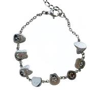 stray-kids bracelet，SKZOO bracelets,stay,“KARMA”Cartoon Cute BRACELET (Colored Drip Oil Bracelet)
