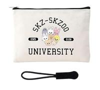 Stray Kids Cosmetic Bag, Stray Kids Cosmetic Bag, Korean Pop Gift, Lightweight Canvas Material, Includes Zipper Drawstring, Cosmetic Bag with Print, Suitable for Gift