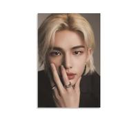Stray Kids HyunJin Poster Decorative Painting Canvas Wall Art Living Room Poster Bedroom Painting Wall Art Picture Print Modern Family Room Decor 12 x 18 Inches (30 x 45 cm)