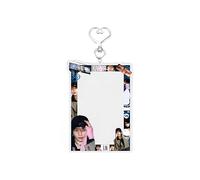 Stray-Kids Key Chain Acrylic Keychain Photo Frame Card Inserting Keychain SK-ZPendant, Hyunjin Key Ring,Felix Key Ring Karma Stay (in)