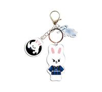 Stray-kids keychain SK-ZOO keychain KARMA key ring SK-Z key ring Acrylic Keychain stay (Lee Know)