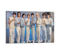 Stray Kids Korean Boy Band Kpop Poster Poster Decorative Canvas Poster Wall Art Decor Living Modern Family Bedroom Decoration Poster 08x12inch(20x30cm) Frame-style