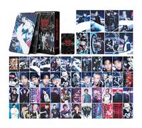 Stray Kids Lomo Cards, 55pcs Stray Kids Photocards, Kpop SKZ Photocards, Must-Have for K-pop Fans (A)