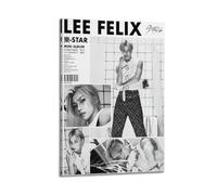 Stray Kids Members Felix Yongbok Lee Poster Kpop Band Skz Poster Decorative Painting Canvas Wall Art Picture Print Modern Family Bedroom Decor 12x18inch(30x45cm)