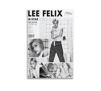 Stray Kids Members Felix Yongbok Lee Poster Kpop Band Skz Poster Decorative Painting Canvas Wall Art Picture Print Modern Family Bedroom Decor 12x18inch(30x45cm)