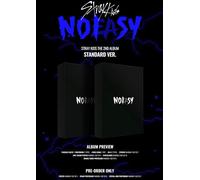 Stray kids NOEASY Standard Version-[2SET-A&B types] The 2nd Album+Photobook+Pre-Order Benefit+Folded Poster+Bonus (5 photocards), NOEASY-A-B