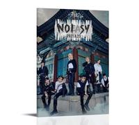 Stray Kids Noeasy Waterproof Poster Wall Painting Canvas Decorative Painting Suitable for Office Bedroom Decoration Living Room Poster 16x24inch(40x60cm) Frame-style