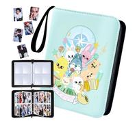 Stray Kids Photocard Binder: Kpop Photocard Binder with 400 Card Pockets - SKZ Skzoo Photocards Holder - Stray Kids Merch (Green)