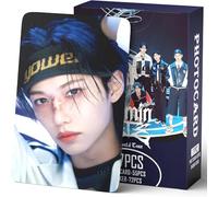 Stray Kids Photocards 127 PCS Stray Kids Hollow Photo Cards Dominate World Tour Photocards lomo Card Gift Lomo Cards Merch for Boys and Girls (SK)