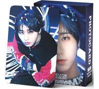 Stray Kids Photocards 127 PCS Stray Kids Hollow Photo Cards Dominate World Tour Photocards lomo Card Gift Lomo Cards Merch for Boys and Girls (Han)