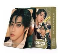 Stray Kids Photocards 92 PCS Stray Kids Hollow Photo Cards Stray Kids lomo Card Gift Lomo Cards Merch for Stray Kids Boys and Girls (Han)