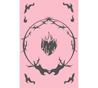 Stray Kids Pink Heart Do It inspired grid notebook/diary 100 pages