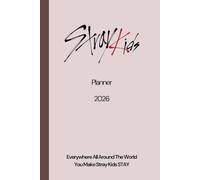 Stray Kids Planner 2026: Agenda 2026 / Red-Rosé edition
