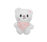 Stray-Kids Plushdoll Keychain 10cm Bibs Series SK-Zoo Keyring 'STAY' Cute Key Chain Pendant (HYUNJIN)