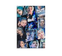 Stray Kids Poster Felix Aesthetic Cute Decorative Painting Canvas Wall Posters And Modern Family Bedroom Decor 08x12inch(20x30cm) Unframe-style