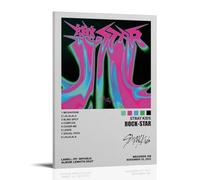 Stray Kids -ROCK-STAR Poster Aesthetic Canvas Print Room Aesthetic Wall Art 16x24inch(40x60cm) Frame-Stray Kids -ROCK-STAR