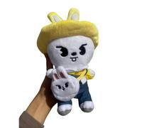 Stray-kids Skz-oo Plush Doll Kindergarten Sitting Doll Cute Plush Toy Soft Stuffed Animals Toys for Kids Children Gift (LEE KNOW)