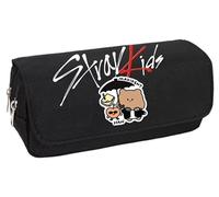 Stray-Kids Skzooo Zipper Pencil Case Bag Box Cosmetic Storage Pouch,Merchandise Large Capacity Pen Bag for Fans Gifts (Han)