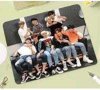 Stray Kids South Korea Korean Music Boy Pop Band Non-Slip Mousepad Gaming Computer Gaming Desktop Laptop Mouse Pad 7.1 x 8.7 inches