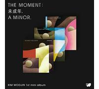 STRAY KIDS - STRAY KIDS KIM WOO JIN [ THE MOMENT : 未成年, A MINOR ] 1st Mini Album [ A / B / C ] RANDOM VER. 1ea CD+80p Photo Book+1ea Photo Card +1ea Post Card+1ea Sticker+1ea Folding Poster(On pack) K-POP SEALED