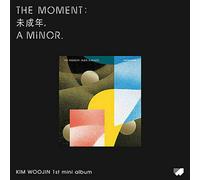 STRAY KIDS - STRAY KIDS KIM WOO JIN [ THE MOMENT : 未成年, A MINOR ] 1st Mini Album [ B ] VER. 1ea CD+80p Photo Book+1ea Photo Card +1ea Post Card+1ea Sticker+1ea Folding Poster(On pack) K-POP SEALED