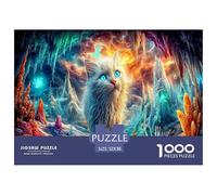 Stray Kitten 1000 Piece Jigsaw Puzzles for Adults Fun, Challenging & Brainteasing Beautiful Home Decoration Art Colorful DIY Craft 52x38cm/1000pcs