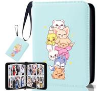 Stray Photocard Binder,Stray Card Binder,SKZ Cute Cartoon Photocard Holder,Cartoon Binders PhotoCard Holder,Stray Photocard Album 400 Pockets,Merch Gifts for Stay