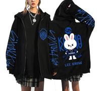 StrayKids Hoodie Zip SKZ Karma Sport Jacket BangChan Lee Know Changbin Hyunjin Han Felix Seungmin I.N Fashion Loose Y2K Streetwear Harajuk Sweatshirt Tops